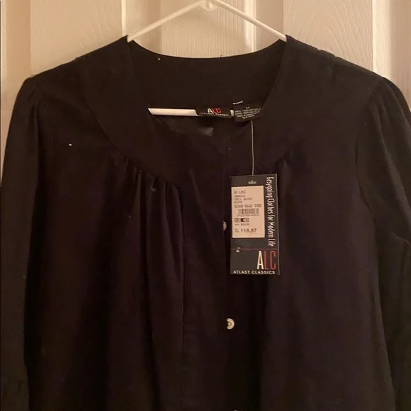 Black Button-Up Blazer NWT - Picture 3 of 10